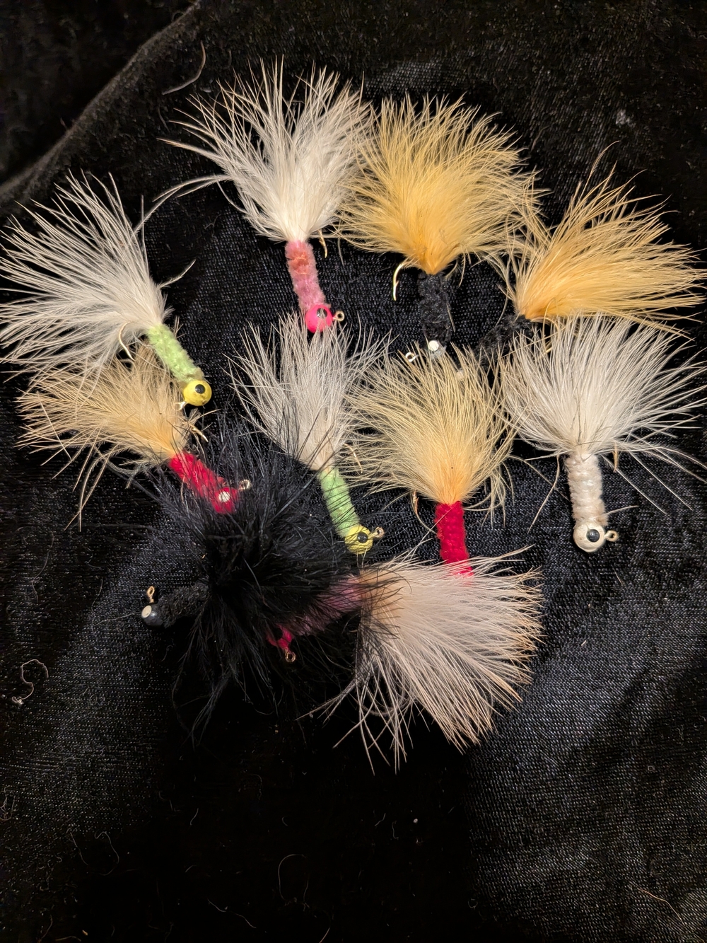 Hand-Tied Feather Flies –bate- Fishing Assorted Colors